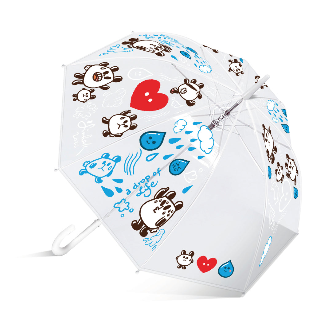 SiuHak X A DROP OF LIFE: Kids Clear Umbrella